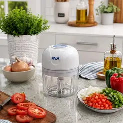 Processador de Alimentos Automático 3 Lâminas e Carregamento USB KALA