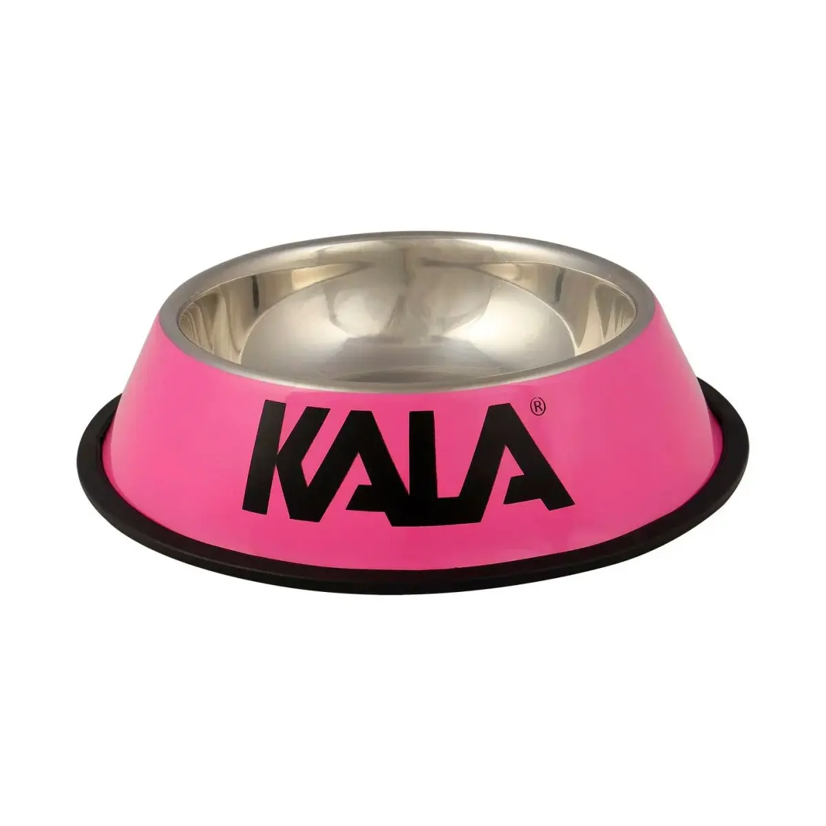 Tigela para Pets em Aço Inox Rosa 30cm Kala