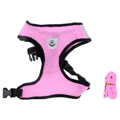 Guia Peitoral para Porte Pequeno Rosa P 3Kg Kala