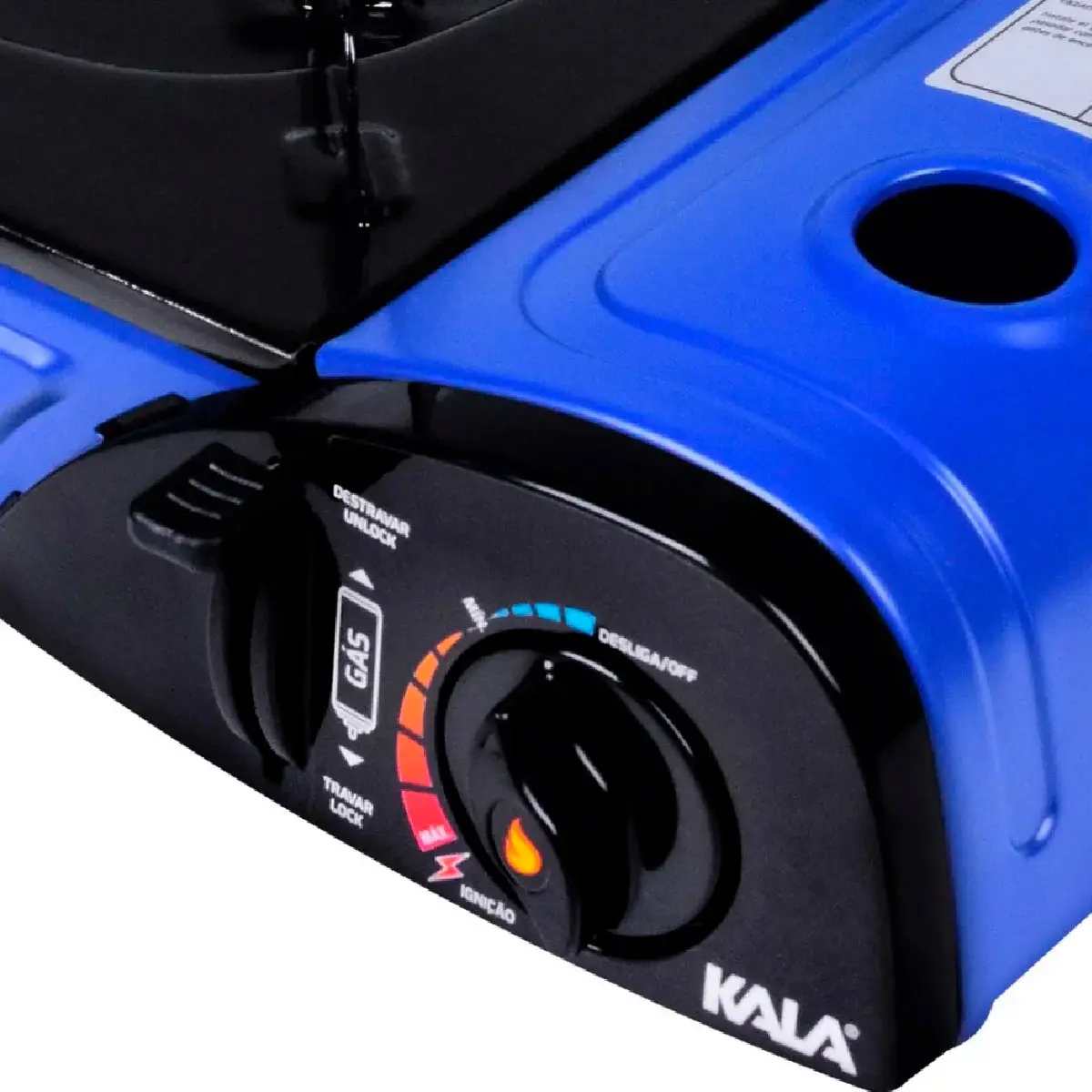 Fogareiro compact azul a Gás Kala