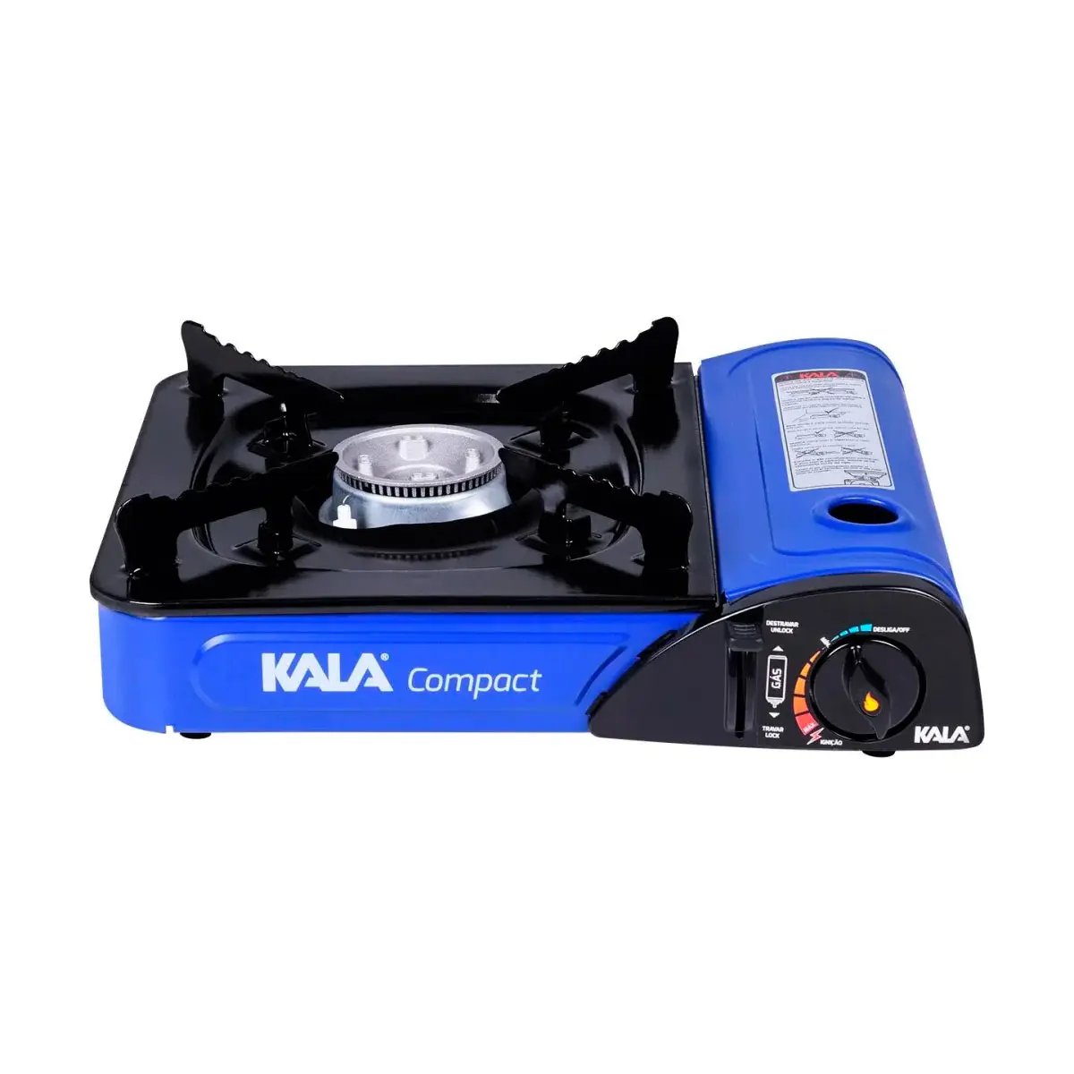 Fogareiro compact azul a Gás Kala