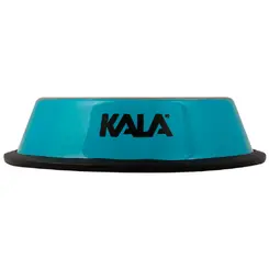 Tigela para Pets em Aço Inox Azul 30cm Kala