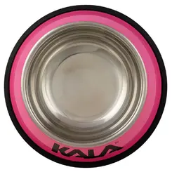 Tigela para Pets em Aço Inox Rosa 22cm Kala