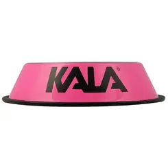 Tigela para Pets em Aço Inox Rosa 22cm Kala