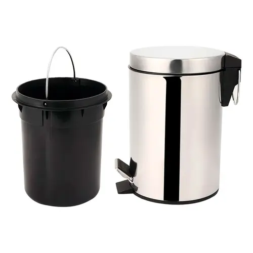 Lixeira de Aço Inox com Pedal 12L Kala