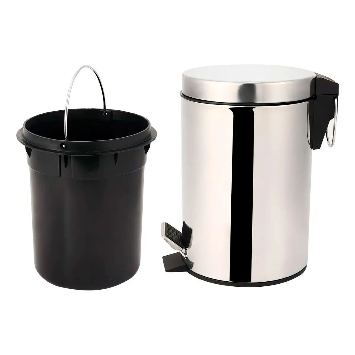 Lixeira de Aço Inox com Pedal 12L Kala