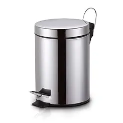 Lixeira de Aço Inox com Pedal 5 Litros Kala