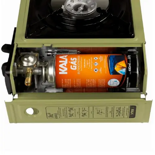 Fogareiro Portátil a Gás 2.5 kW Acendimento Automático Araguaia Kala