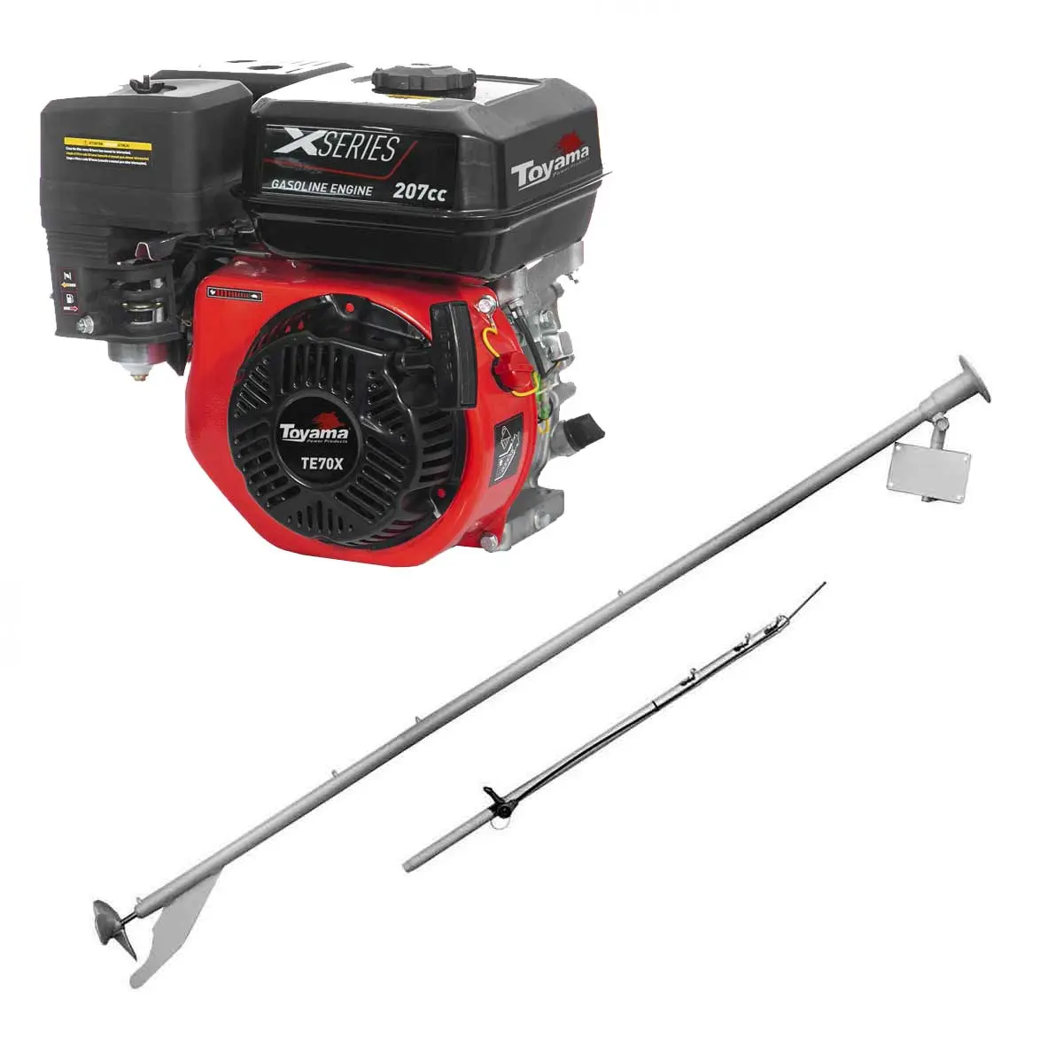 Rabeta para Barco 2,2 m Motor Toyama 7,0 cv Modelo Simples