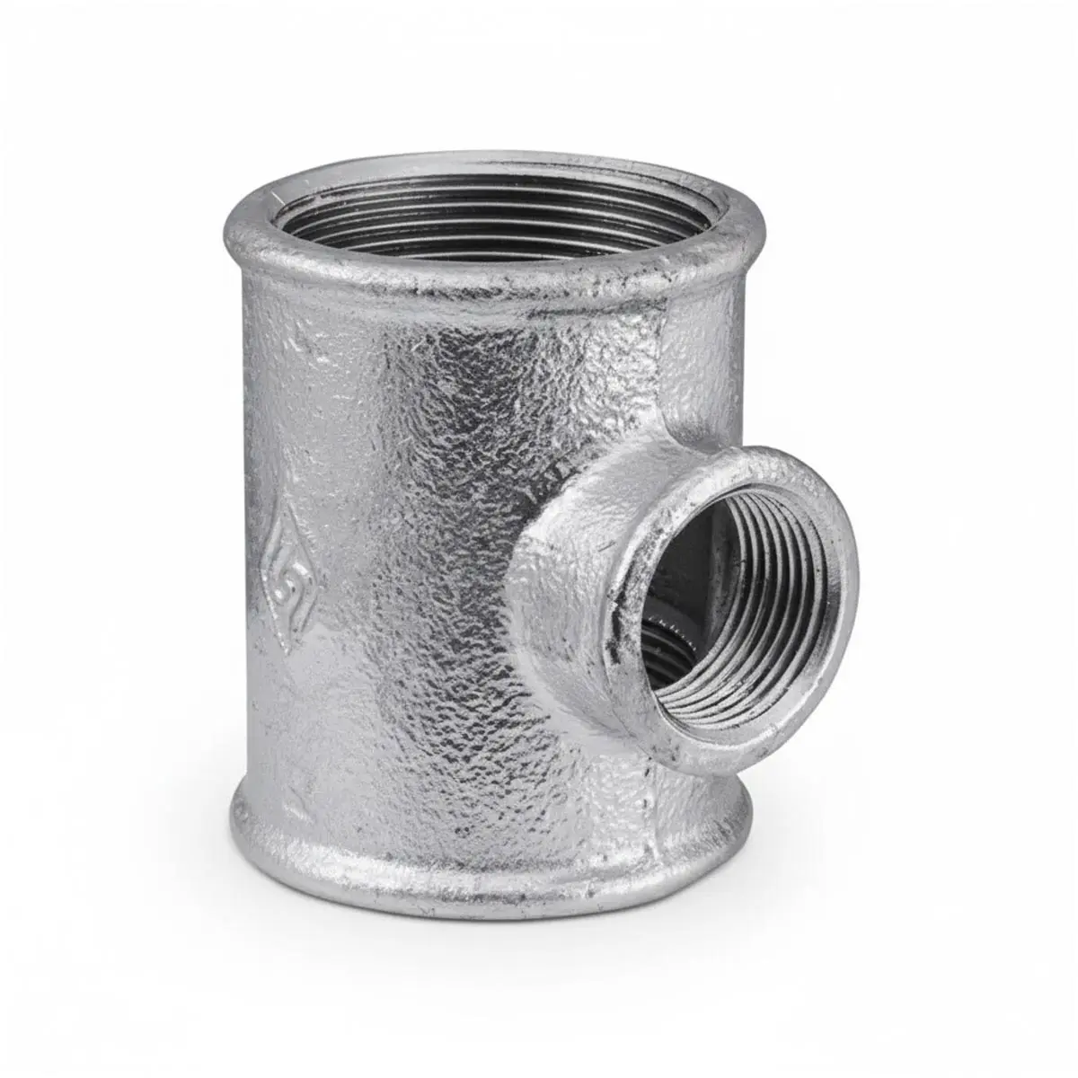 Tê de Redução Galvanizado 3/4" x 1/2"
