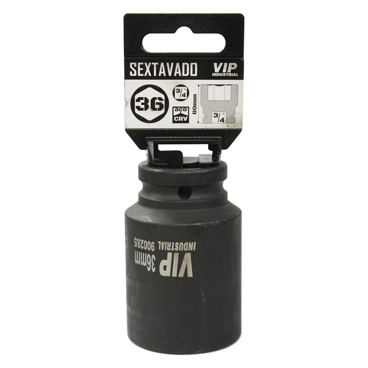Soquete Sextavado de Impacto 36 mm 3/4" Longo