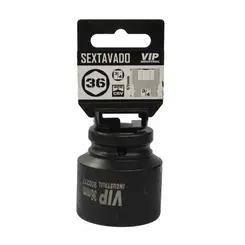 Soquete Sextavado de Impacto 36 mm 3/4" Curto VIP