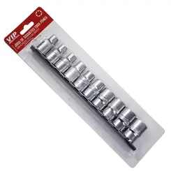 Jogo Soquete Torx Fêmea 10 Peças 1/2" VIP