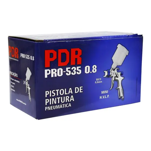 Pistola de Pintura Gravidade HVLP PRO-530 1,3 mm 600 ml PDR