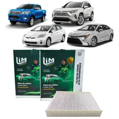 Filtro Ar Condicionado para Cabine para Modelos Toyota