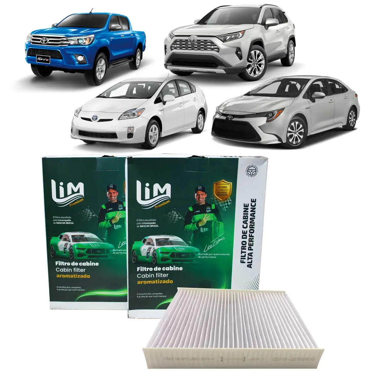 Filtro Ar Condicionado para Cabine para Modelos Toyota