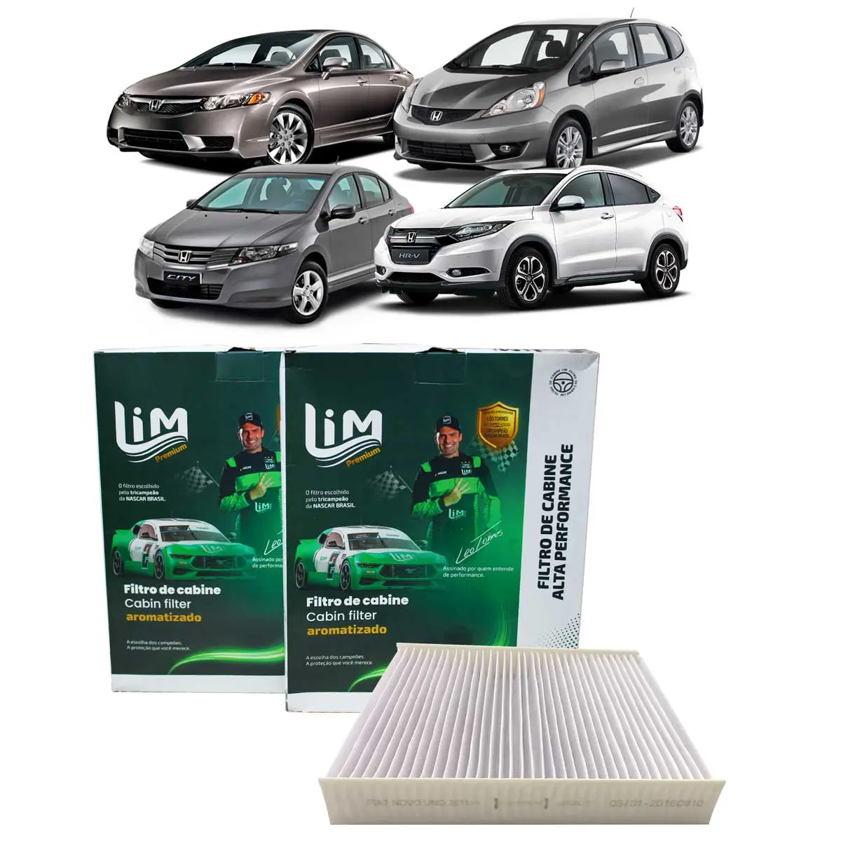Filtro Ar Condicionado para Cabine para Modelos da Honda