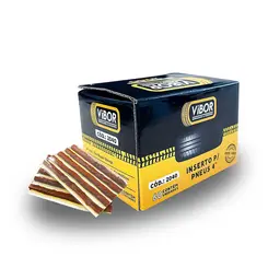 Inserto Reparo Pneus Macarrão 4" x 6 mm - 60 Unid. Vilubri 2040