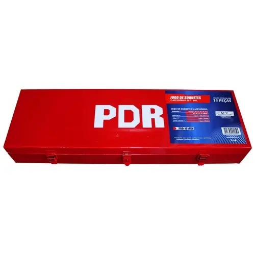 Jogo de Soquete e Acessórios 1" Pol PDR - PRO-1014KV