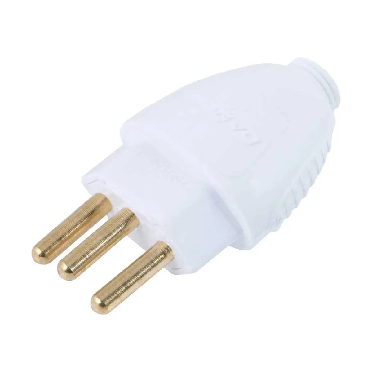 Plugue Macho 2P+T Branco 20A
