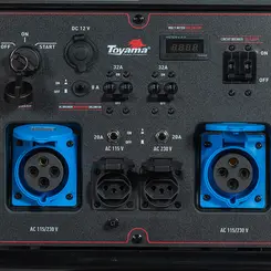 Gerador de Energia TG15000CXE-XP Partida Elétrica 13,5 kVA 115/230V Toyama
