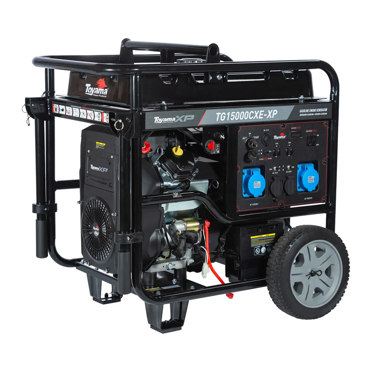 Gerador de Energia TG15000CXE-XP Partida Elétrica 13,5 kVA 115/230V Toyama