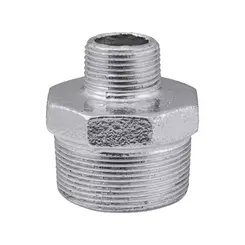 Niple de Redução Galvanizado 1/2" x 1/4"