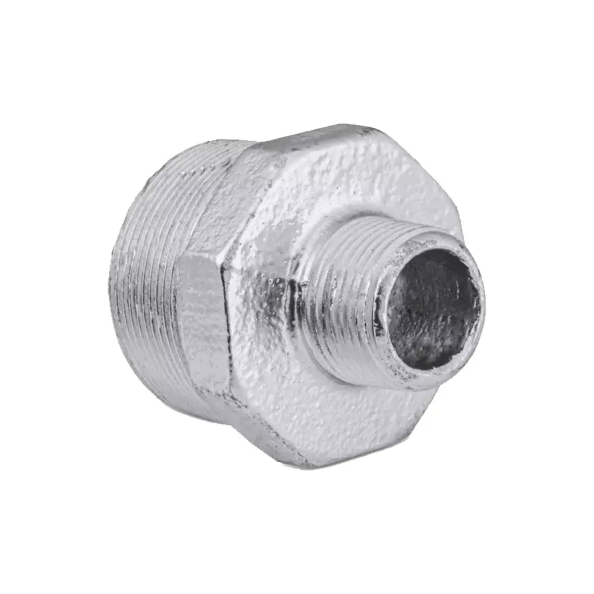 Niple de Redução Galvanizado 1/2" x 1/4"