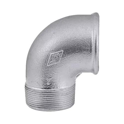 Cotovelo Galvanizado 3/4" Macho x Fêmea 90º