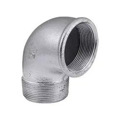 Cotovelo Galvanizado 3/4" Macho x Fêmea 90º