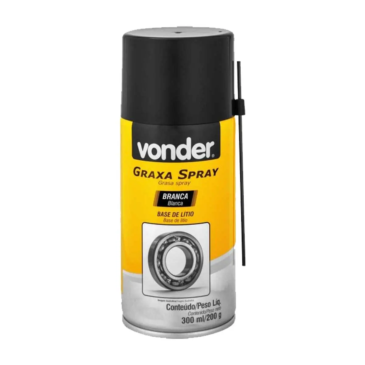 Graxa Spray Branca Vonder 300 ml / 200 g