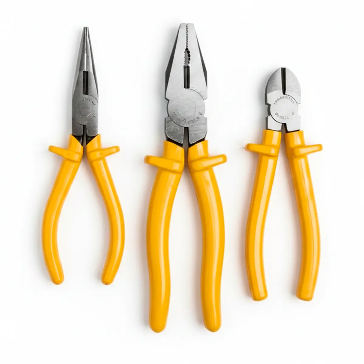 Kit de Alicates Tramontina com Alicate de Bico 6" Alicate Universal 8" e Alicate Corte Diagonal 6"