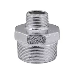 Niple de Redução Galvanizado 1.1/2 x 1 pol BSP