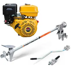 Rabeta Elite Pantaneiro 2,2m e Motor Buffalo 15cv BFG 61500