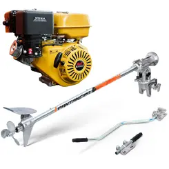Rabeta Elite Pantaneiro 2,2m e Motor Buffalo 13cv Partida Manual 61300
