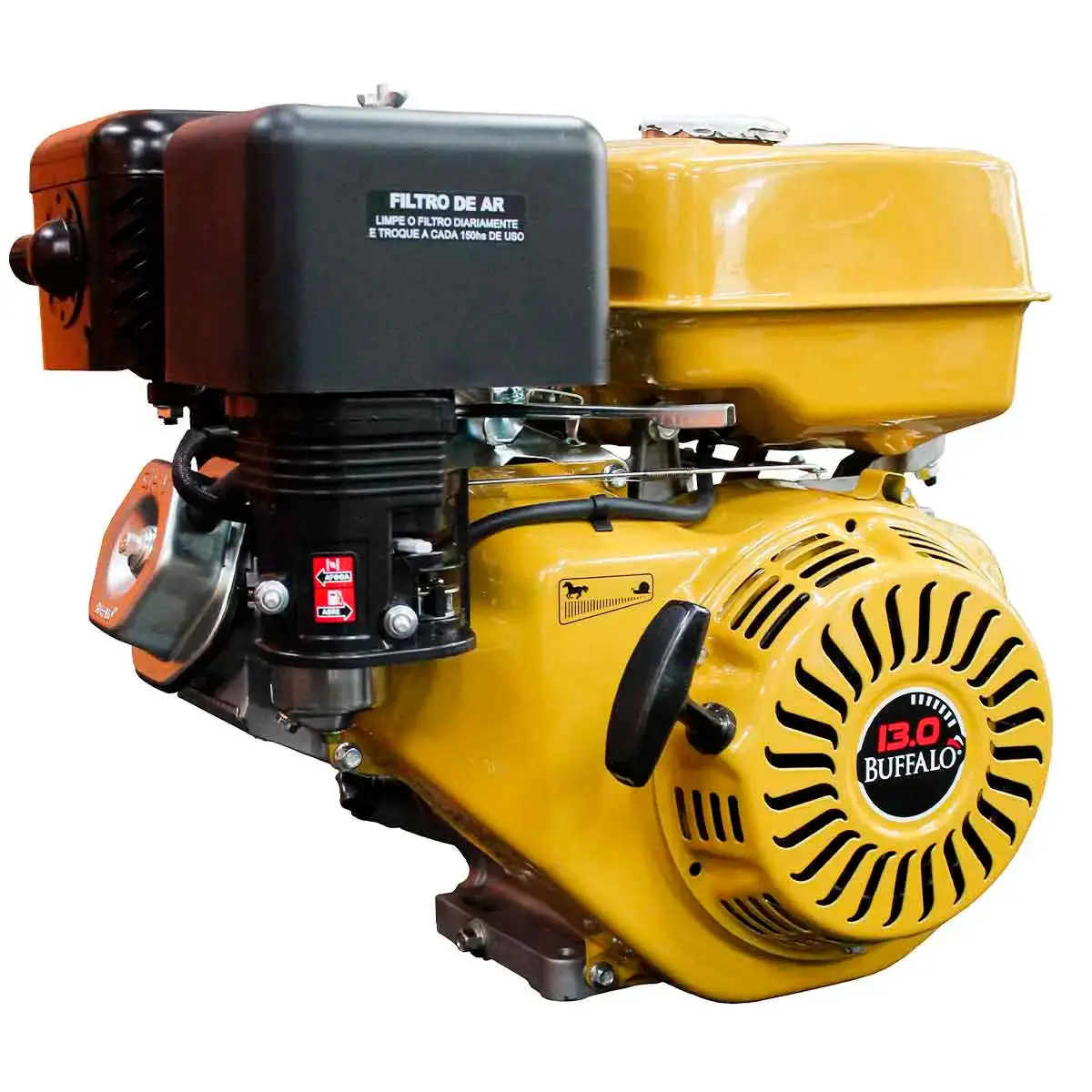 Rabeta Elite Pantaneiro 2,2m e Motor Buffalo 13cv Partida Manual 61300