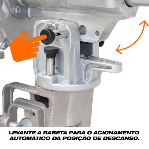 Rabeta Elite Pantaneiro 2,2m e Motor Toyama a Gasolina 13cv 004-066