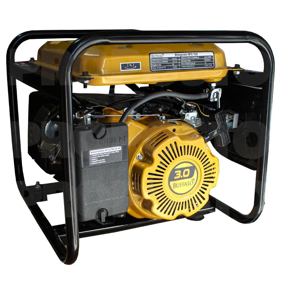Gerador a Gasolina Monofásico 220V Partida Manual 1,0 kVA Buffalo 60333