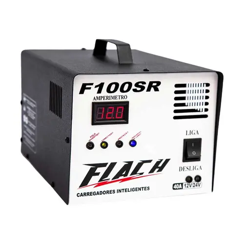Carregador Inteligente de Bateria F100 SR Flach