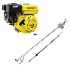 Rabeta Horizontal Simples 1,7 m Cinza Para Barco Matsuyama 7cv 212cc