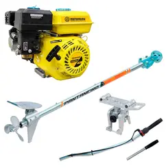 Rabeta Master Plus Pantaneiro 2,2m e Motor Matsuyama 7,0cv 212cc