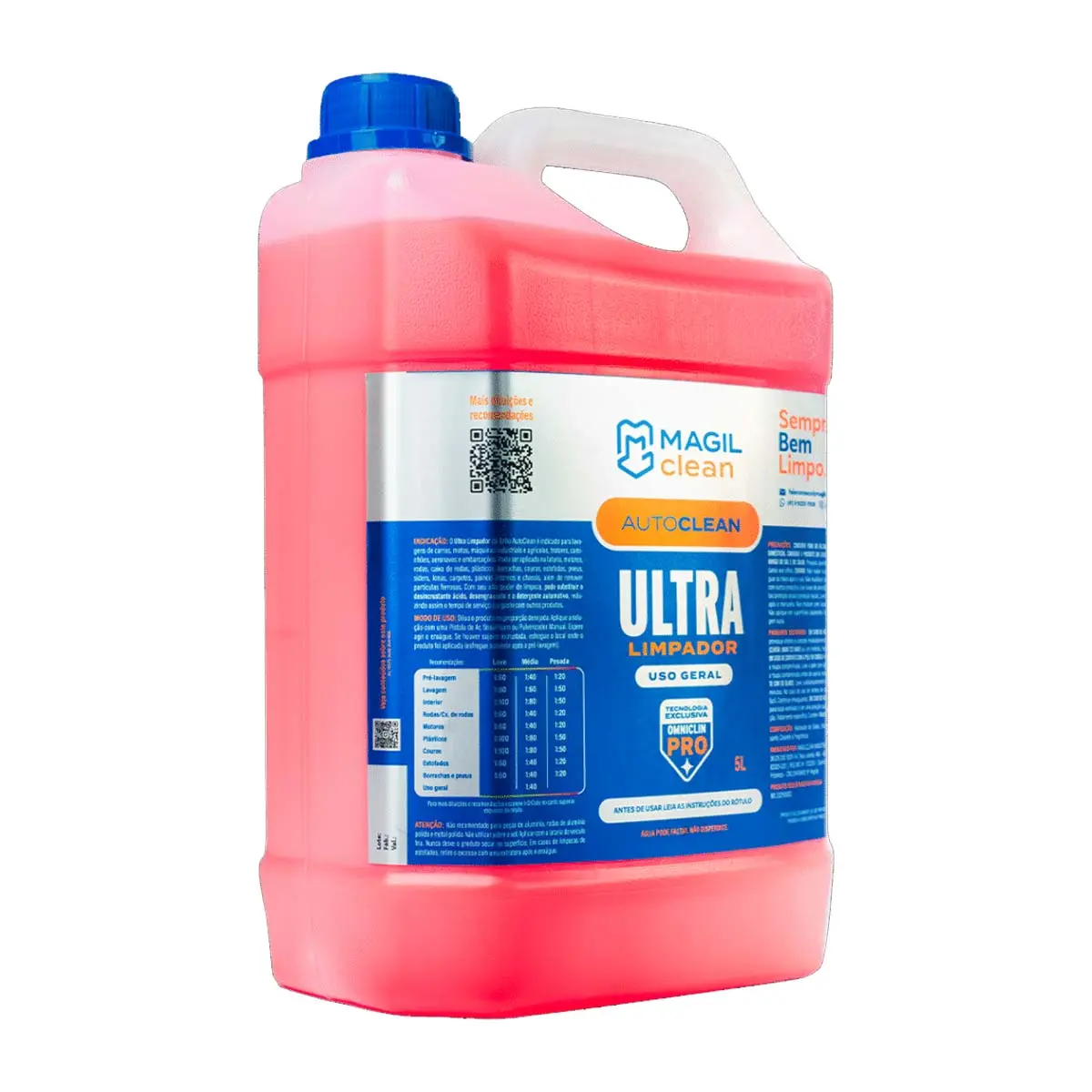 Detergente Ultra Limpador 3x1 5 L AutoClean Magil Clean