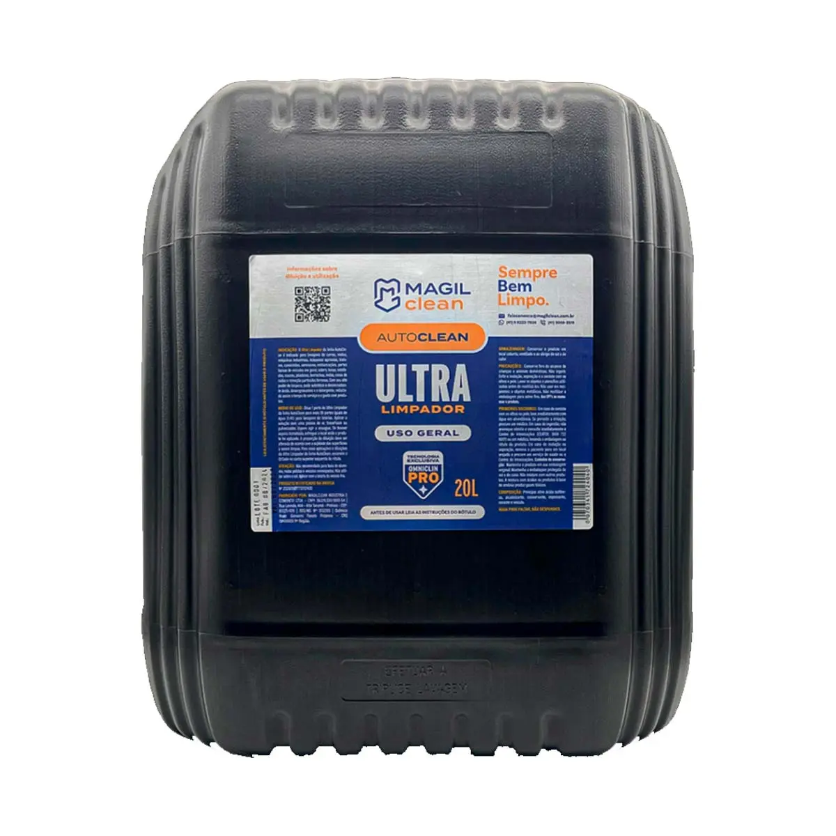Detergente Ultra Limpador 3x1 20L AutoClean Magil Clean