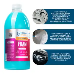 Shampoo Automotivo Foam Gloss 3 L AutoClean Magil Clean