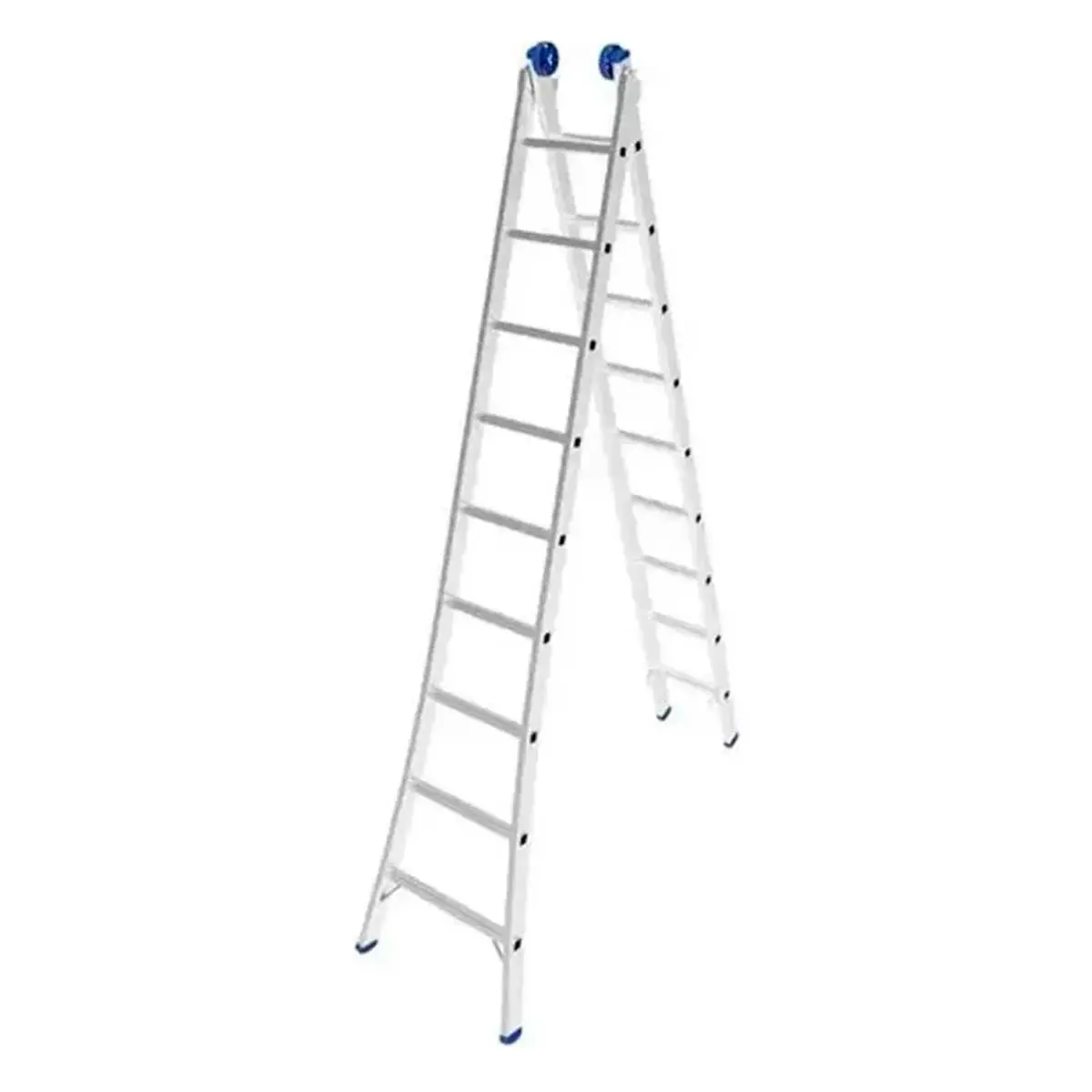 Escada Extensiva Alumínio 2 Lados x 9 Degraus EX009