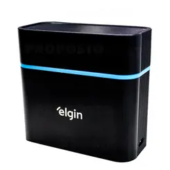 Carregador de Pilhas Tipo C - Compatível com AA Normal e AAA Palito Recarregáveis Elgin