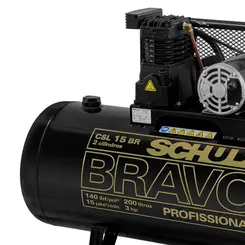 Compressor de Ar 200L 3CV Monofásico 220V Schulz CSL15BR