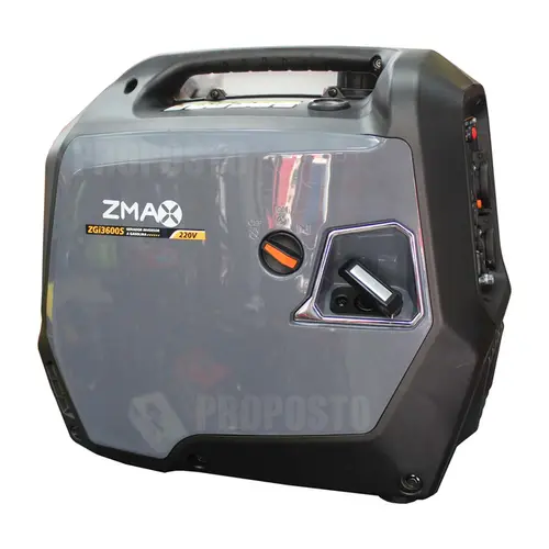 Gerador de Energia a Gasolina Inverter 3,6kVA 220V Zmax ZGI-3600S