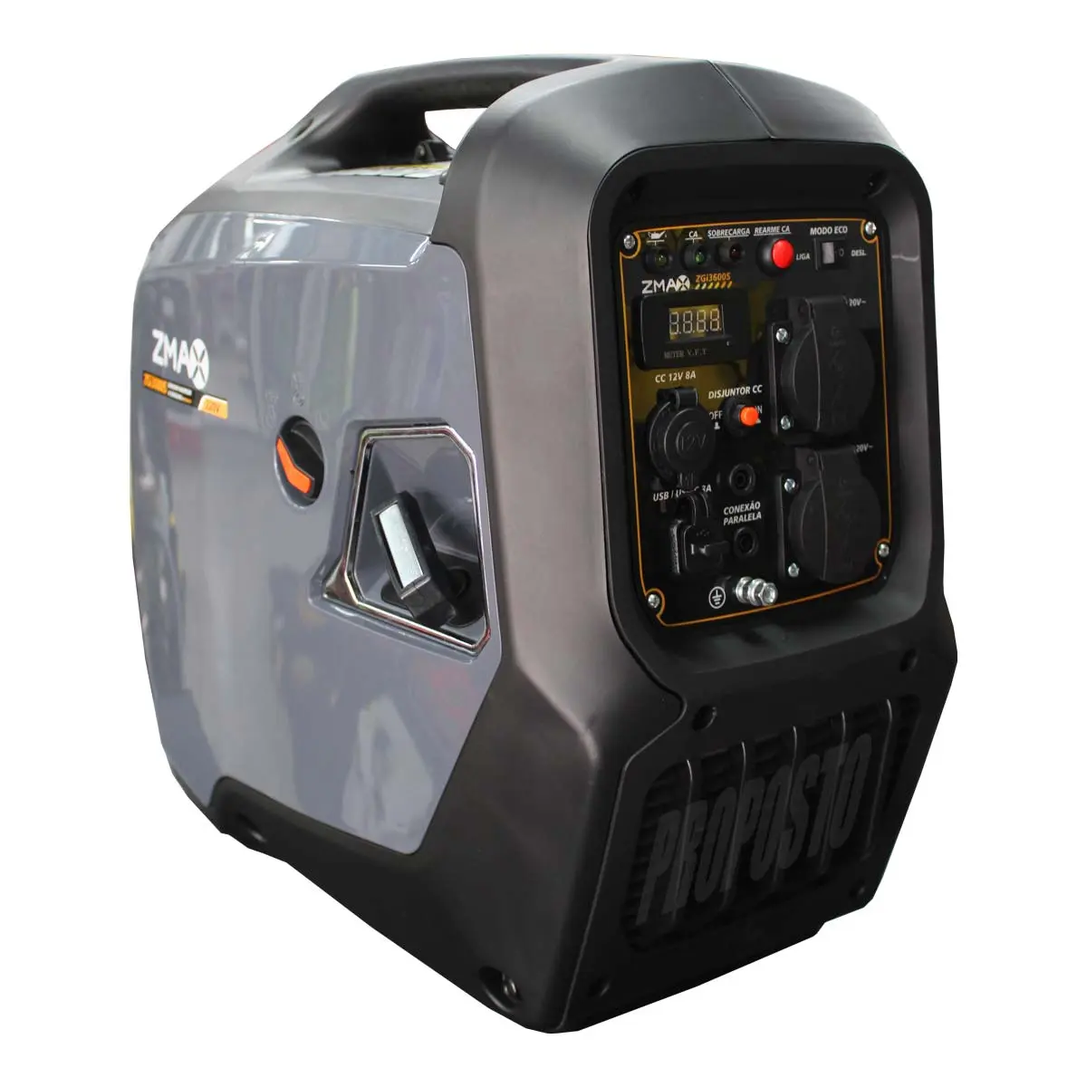 Gerador de Energia a Gasolina Inverter 3,6kVA 220V Zmax ZGI-3600S