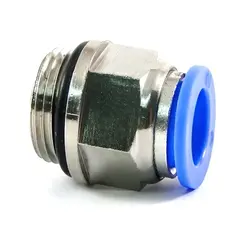 Conexão Reta 1/8 BSP x 8mm Macho Fluir PC08G01
